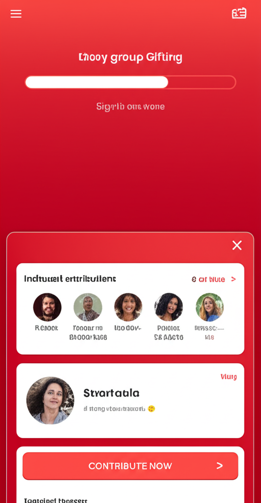 Group Gifting Screen