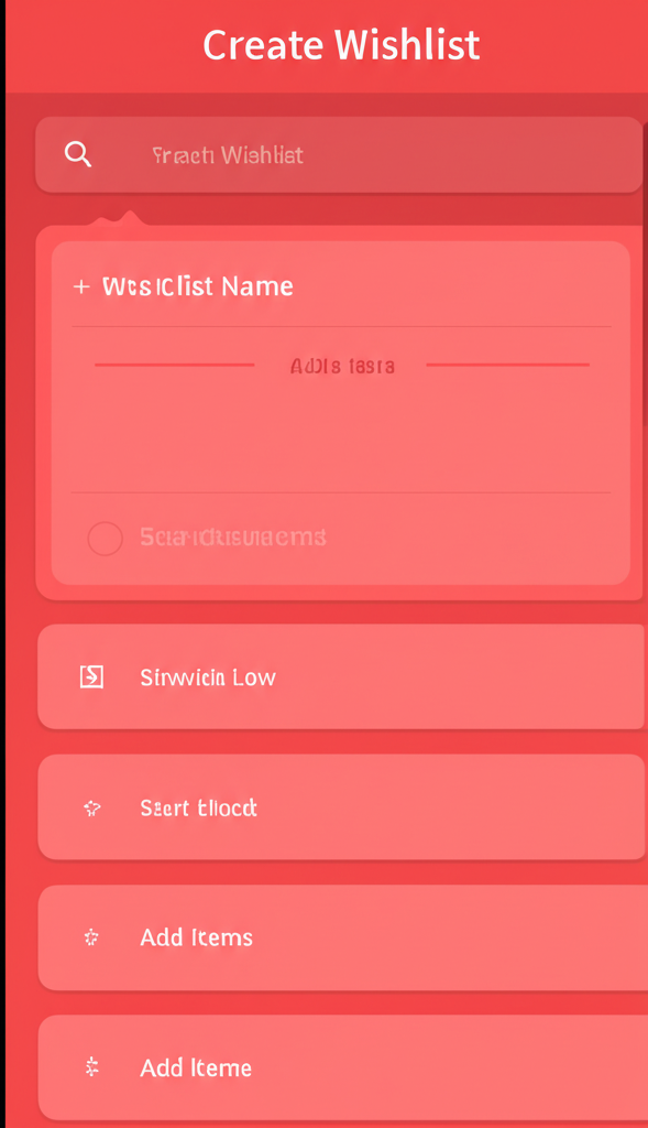 Build Wishlist Screen